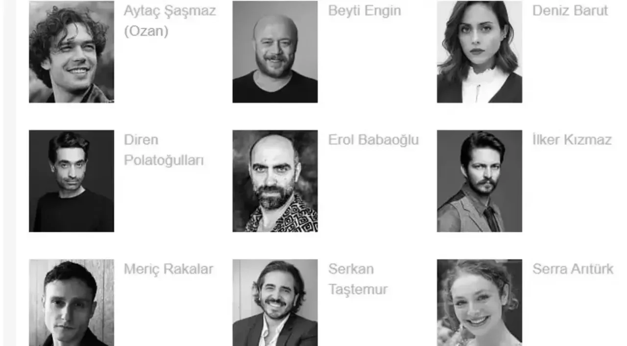 Kaosun Anatomisi oyuncularının listesi