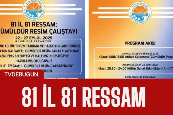 Menderes 81 İlden 81 Ressamı 2. Gümüldür Resim Çalıştayı'nda Ağırlayacak