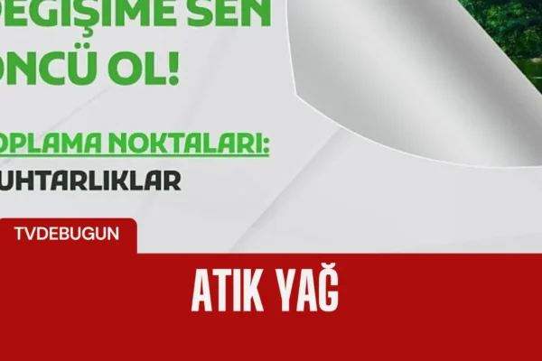 Menderes Belediyesi Atık Yağ Seferberliği ile Doğayı Koruyor
