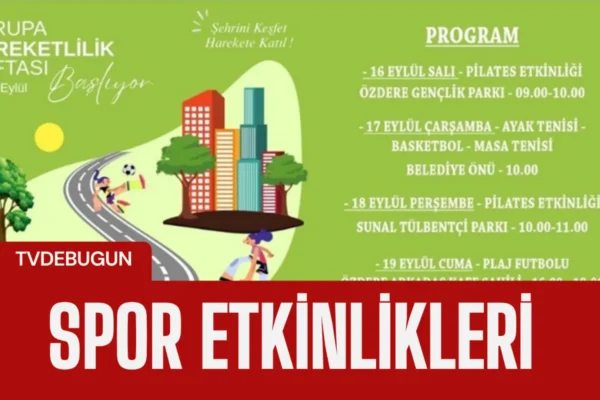 Menderes'te Hareket Haftası: Ücretsiz Spor Etkinlikleri ve Bisiklet Turu