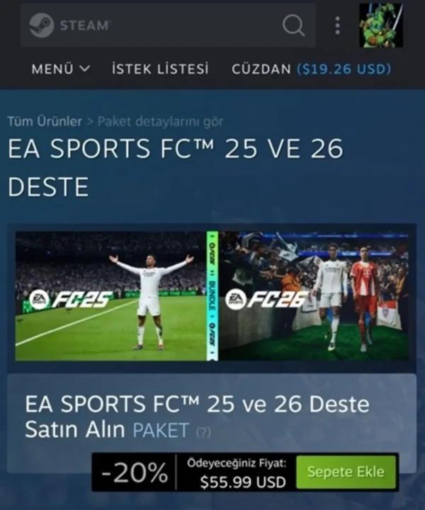 Ea sports fc 26 İlk kez İndirime girdi