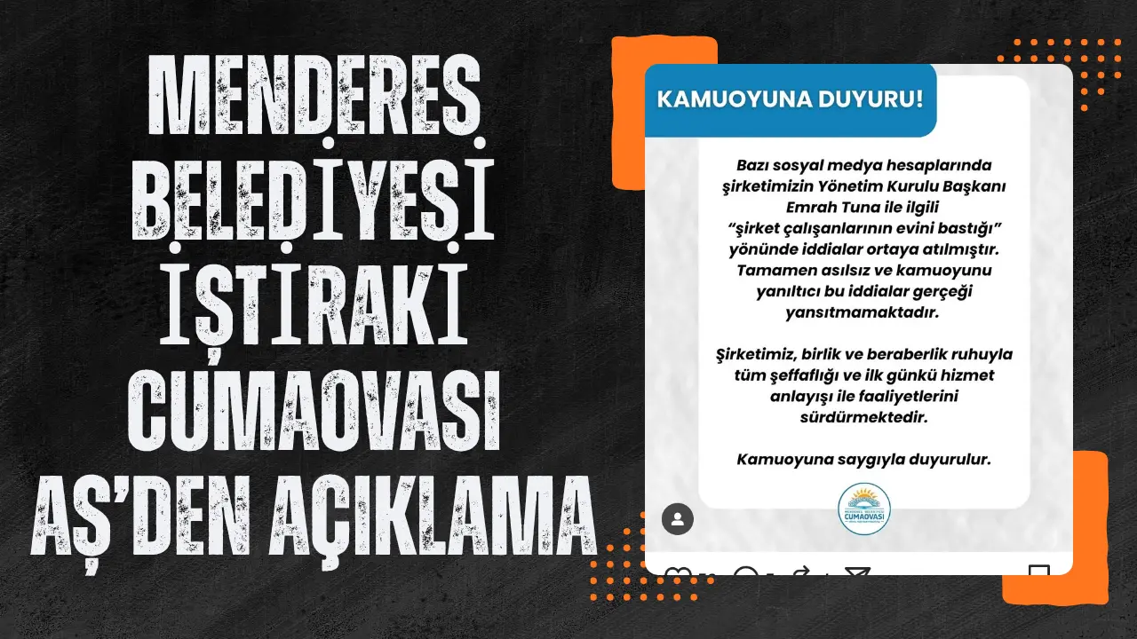 Menderes belediyesi iştiraki cum