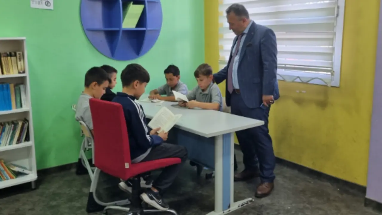 Süleyman Çevik ortaokuluna anlamlı ziyaret