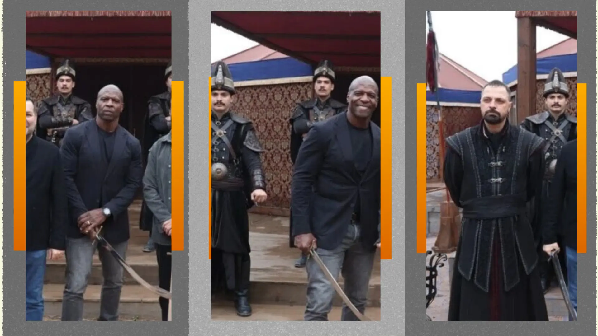 Terry Crews’tan TRT 1 Dizisine Sürpriz Ziyaret, Mehmed Fetihler Sultanı Setinde Renkli Anlar