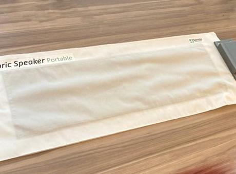 Görenleri şaşırtacak buluş: Tamamen kumaştan hoparlör dönemi başladı