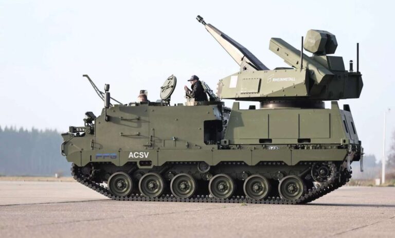 Hollanda ordusu Rheinmetall ile Skyranger hava savunma sistemi için anlaştı