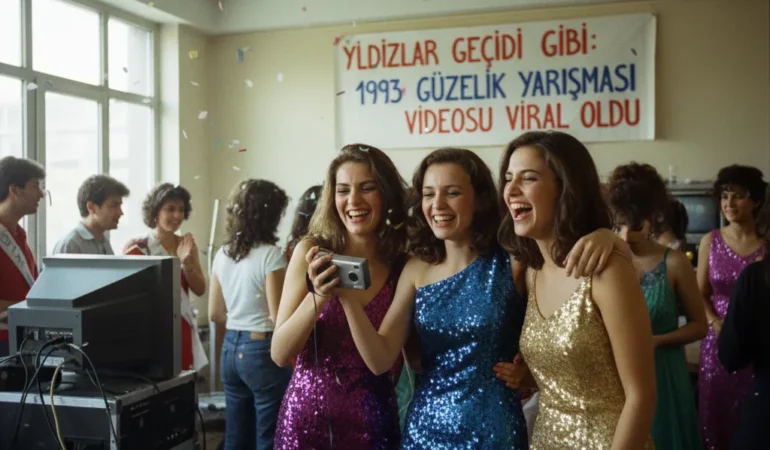 Yıldızlar Geçidi Gibi: 1993 Güzellik Yarışması Videosu Viral Oldu