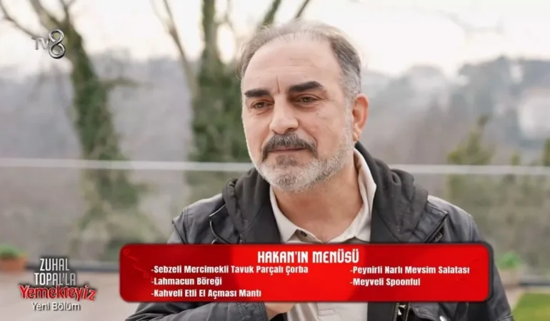 Yemekteyiz yarışmacısı Hakan Kaya’nın iddialı menüsü belli oldu