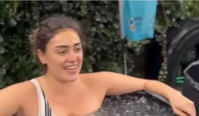 Dilan Çıtak’tan Buzlu Su Deneyi: Sosyal Medya Bu Anları Konuşuyor
