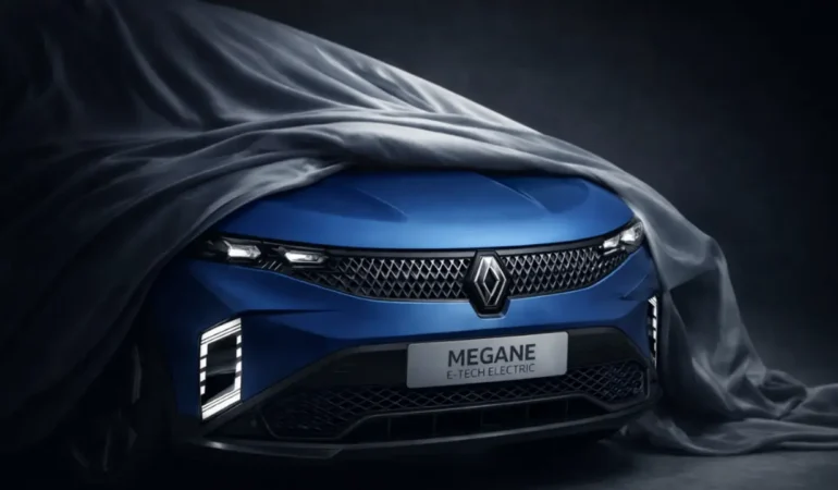 2026 Renault Megane E-Tech Sızdı: Yeni Tasarım ve Güçlü Menzil