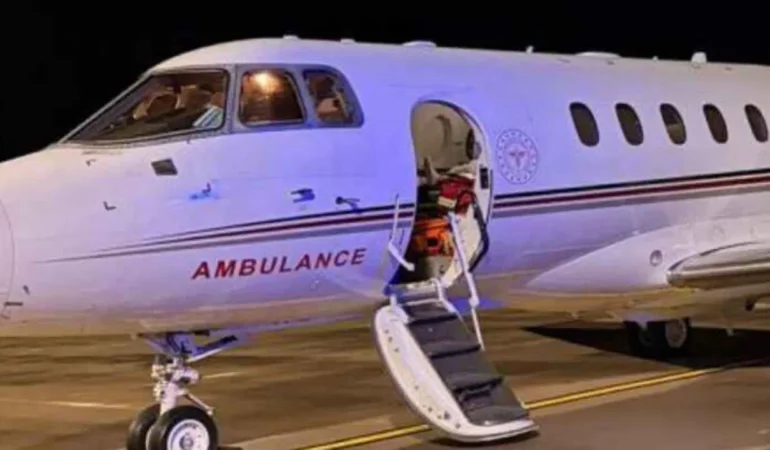 Tokat’taki 18 günlük bebek ambulans uçakla Ankara’ya nakledildi