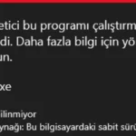 Windows’ta Kritik Engel