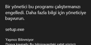 Windows’ta Kritik Engel