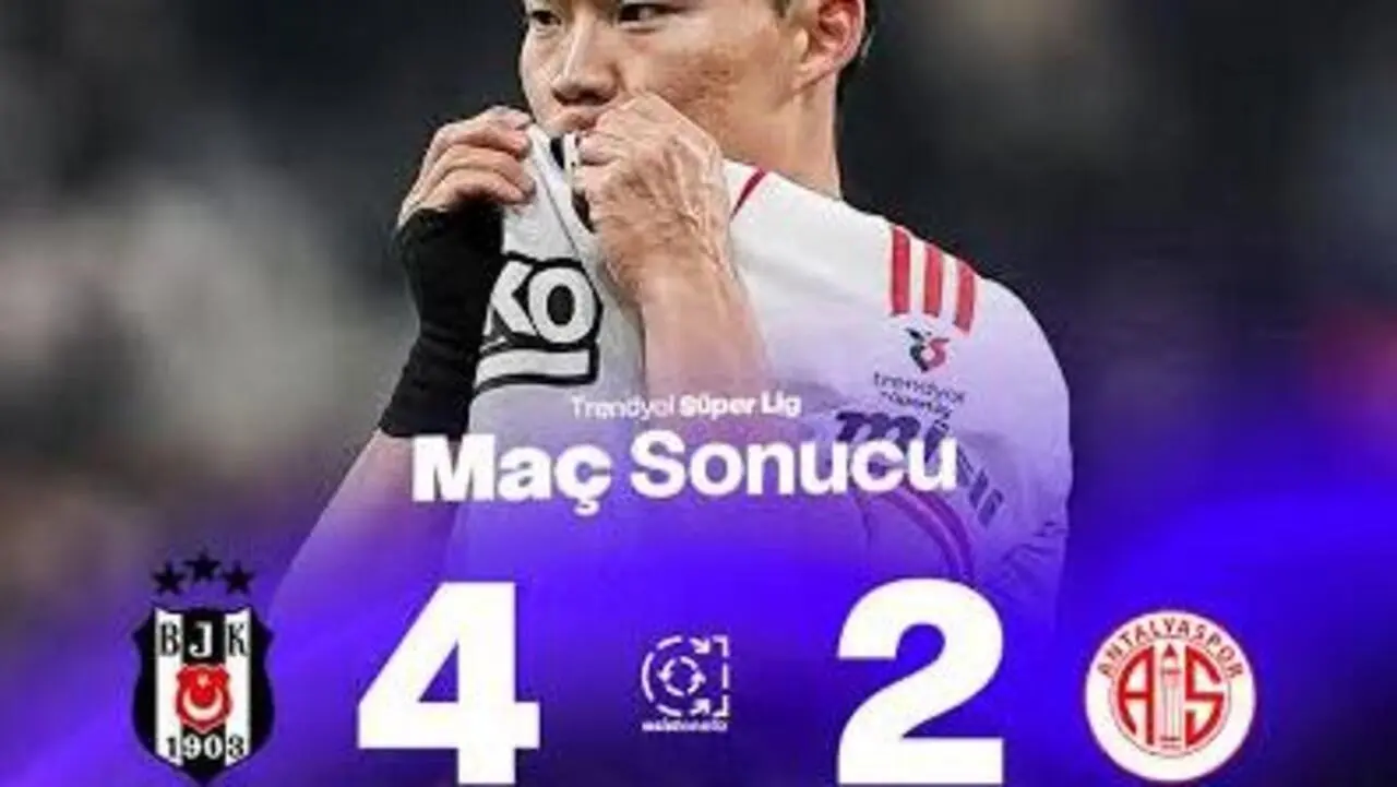 Beşiktaş evinde hata yapmadı: Antalyaspor’u 4-2 mağlup etti