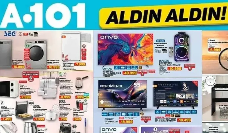 A101 14 Mayıs 2026 Aktüel Kataloğu, Dev İndirimler Raflara Geliyor