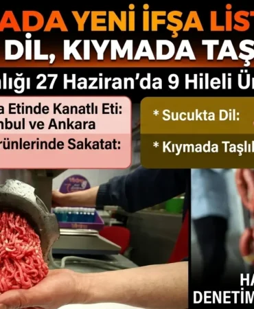 Gıdada yeni ifşa listesi Sucukta Dil, Kıymada Taşlık şoku! 7 1782597588495