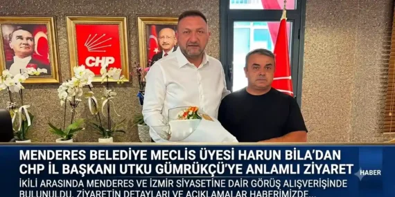 Menderes Belediye Meclis Üyesi Harun Bila’dan CHP İl Başkanı Utku Gümrükçü’ye Anlamlı Ziyaret 27 1783352285736