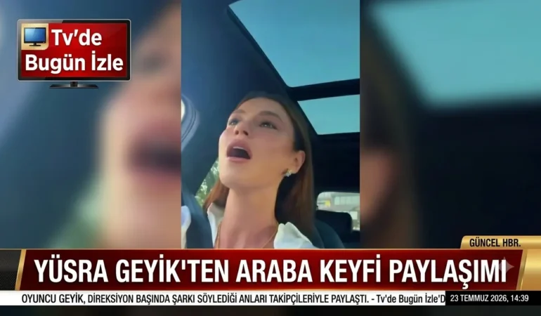 Yüsra Geyik'ten araba keyfi paylaşımı 6 1784806911931